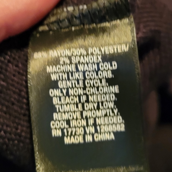 Women's black tunic/Size XXL - Picture 3 of 3